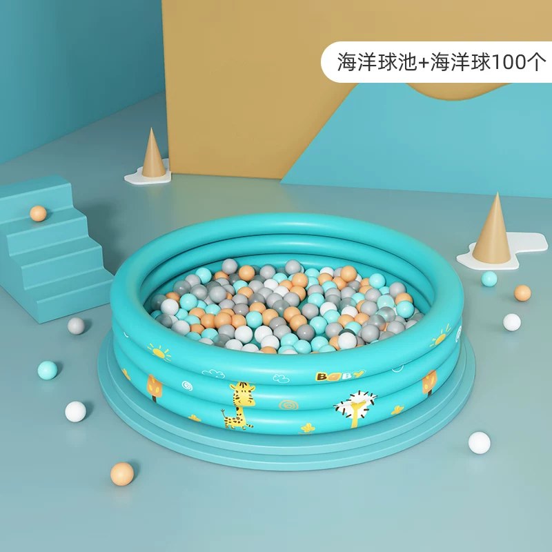 哈比树海洋球婴儿游乐场儿童宝宝玩具球室内家用加厚波波球池围栏